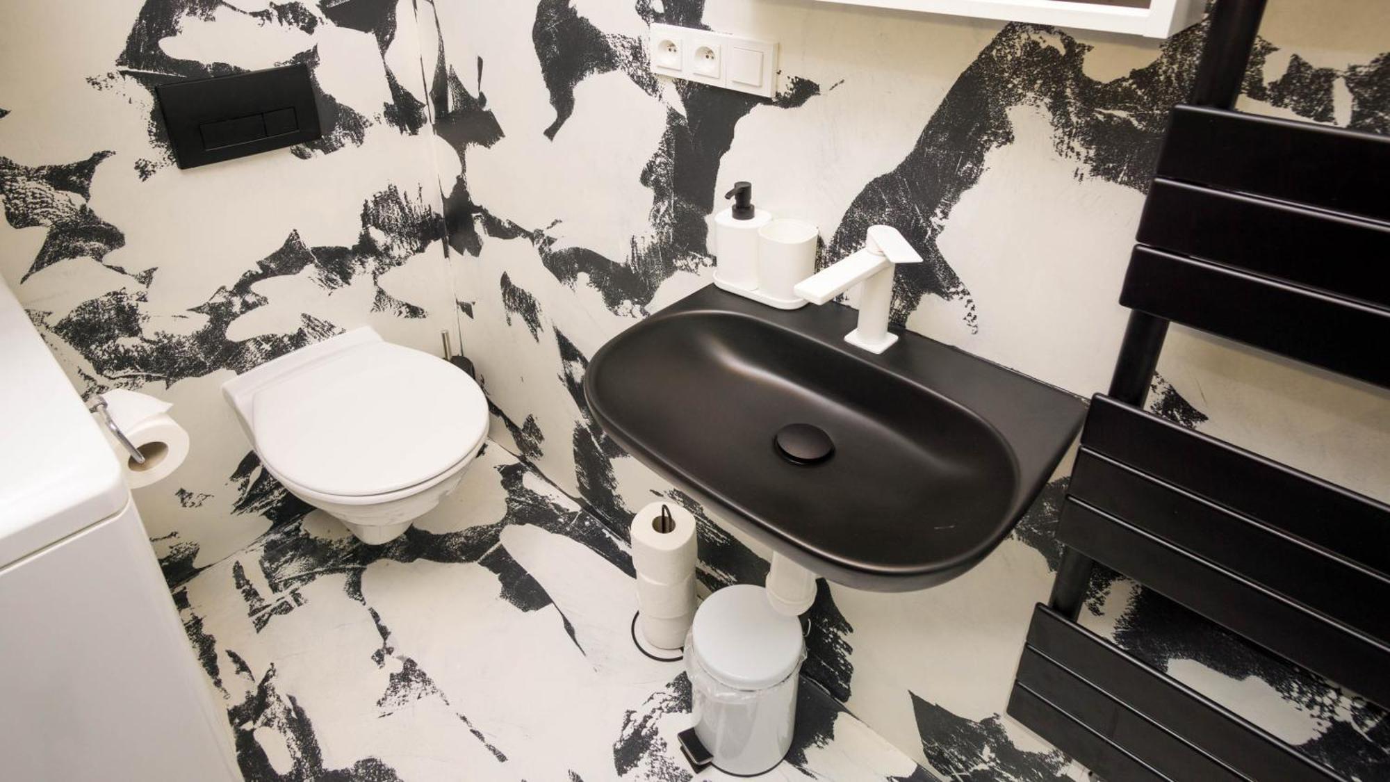 Black & White Apartment Prague By Wenceslas Square And Muzeum Apartamento